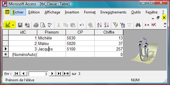 Aller en mode cr&eacute;ation